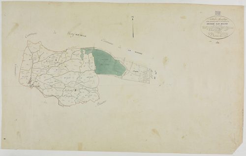 Granges-sur-Baume, tableau d'assemblage.géomètre : Sauldubois