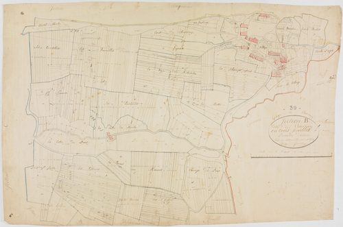 Graye-et-Charnay, section B, Charnay, feuille 1.géomètre : Jannin