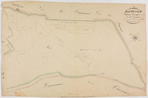 Hautecour, section unique, feuille 5.géomètre : Lamare