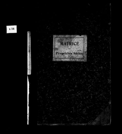 Matrice des propriétés bâties.