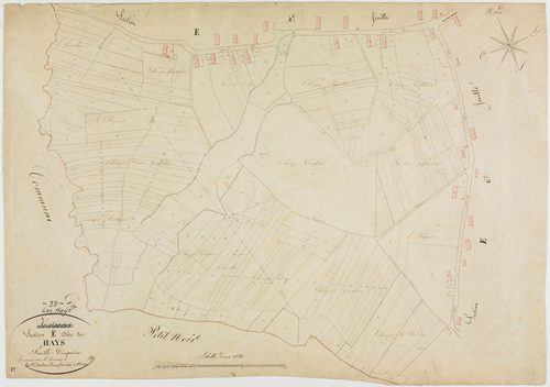 Hays (Les), section E, les Hays, feuille 5.géomètre : H. Duchesne
