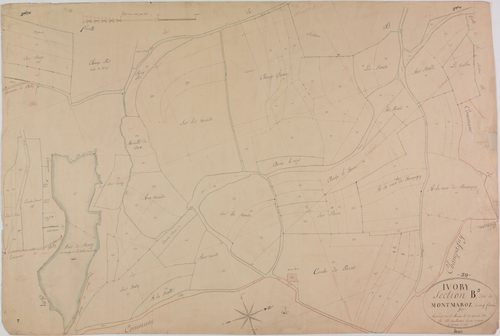 Ivory, section B, Montmaroz, feuille 3.