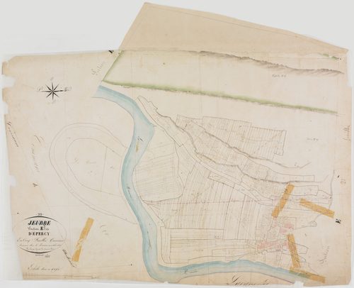 Jeurre, section E, Epercy, feuille 3géomètre : Lamare