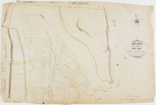 Jeurre, section D, Douvre, feuille 1.géomètre : Lamare