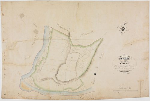 Jeurre, section E, Epercy, feuille 5.géomètre : Lamare