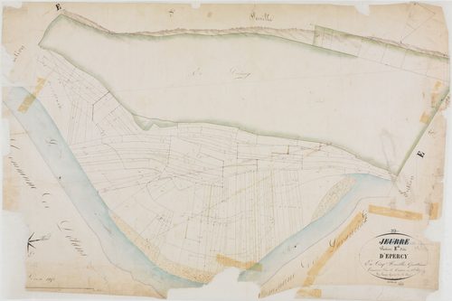 Jeurre, section E, Epercy, feuille 4.géomètre : Lamare