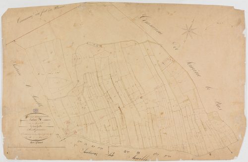 Lac-des-Rouges-Truites (Le), section A, Maréchet feuille 1.géomètre : A. C. Grillot