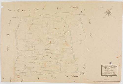 Lac-des-Rouges-Truites (Le), section C, Voisinal, feuille 1.géomètre : Grenier