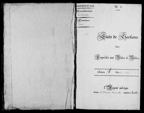 Etat de sections.