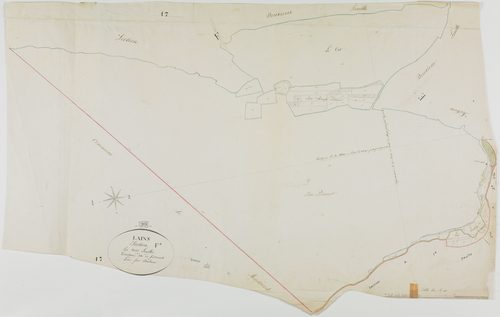 Lains, section F, Piéramont, feuille 3.géomètre : Duchesne