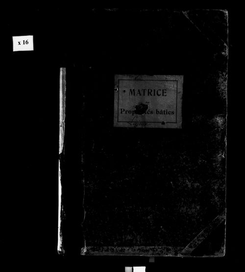 Matrice des propriétés bâties. Commune détachée de celle de Septmoncel en 1839.