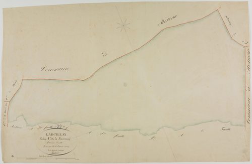 Largillay-Marsonnay, section A, Marsonnay, feuille 6.géomètre : Trésy