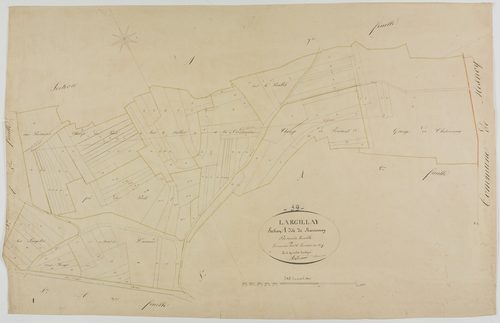 Largillay-Marsonnay, section A, Marsonnay, feuille 1.géomètre : Trésy
