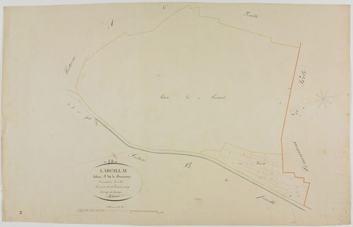 Largillay-Marsonnay, section A, Marsonnay, feuille 2.géomètre : Trésy