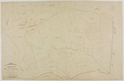 Largillay-Marsonnay, section A, Marsonnay, feuille 3.géomètre : Trésy