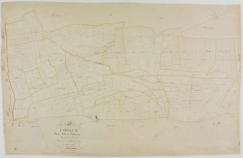 Largillay-Marsonnay, section A, Marsonnay, feuille 5.géomètre : Trésy