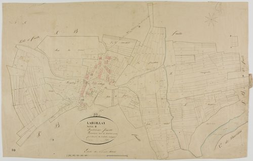 Largillay-Marsonnay, section B, Largillay, feuille 4.géomètre : Singey