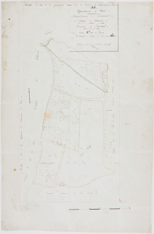 Larnaud, section E, Franois, feuille 1.géomètre : Rebour