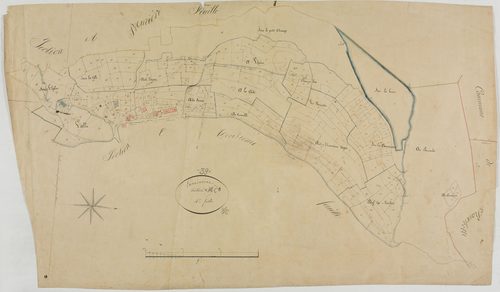 Larrivoire, section C, le Village, feuille 4.géomètre : [pas de nom]