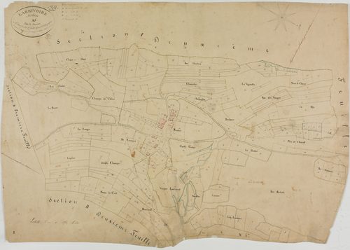 Larrivoire, section A, Samiset, feuille 1.géomètre : [pas de nom]