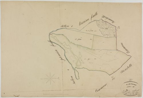 Larrivoire, section C, le Village, feuille 2.géomètre : Olivier