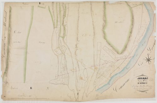 Jeurre, section E, Epercy, feuille 2.géomètre : Lamare