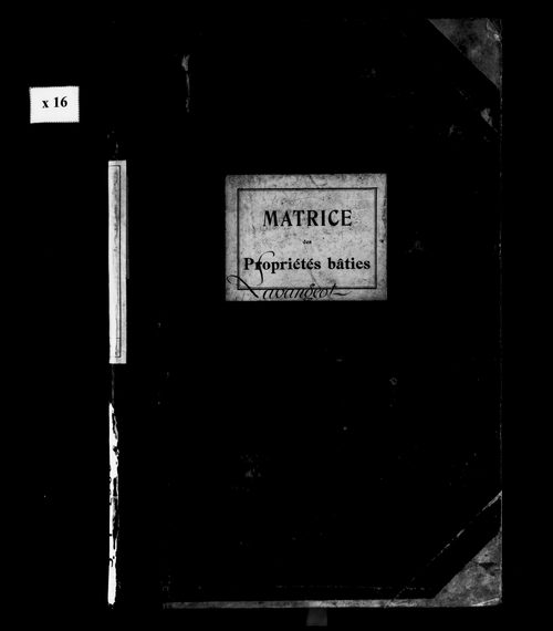Matrice des propriétés bâties.