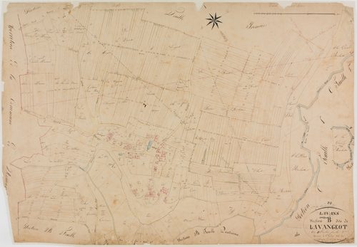 Lavangeot, section unique, feuille 2.géomètre : Patouillot