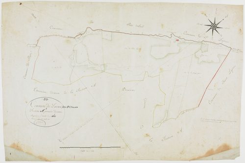 Lavans-lès-Saint-Claude, section A, feuille 1.géomètre : Lebeaud