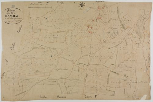 Lavans-sur-Valouse, section E, Anchay, feuille 2.géomètre : Laplace