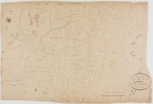 Lavans-sur-Valouse, section A, Faverges, feuille 2.géomètre : Mathieu
