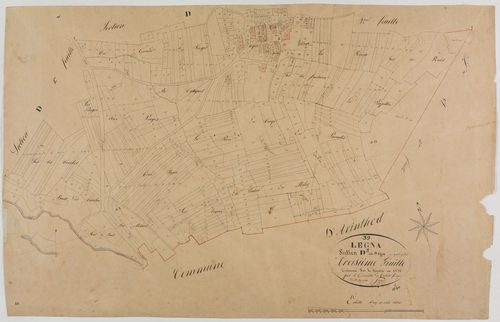 Légna, section D, Agea, feuille 3.géomètre : Singey