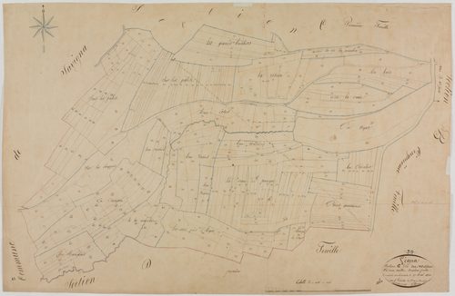 Légna, section C, Matoles, feuille 2.géomètre : Deniset