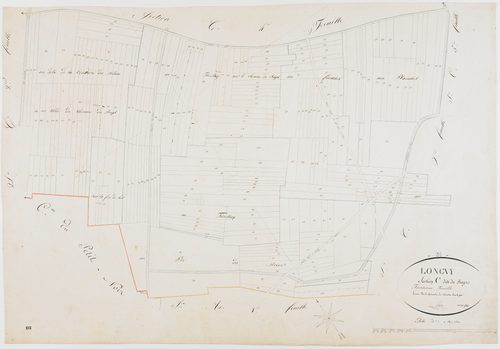 Longwy-sur-le-Doubs, section C, Rupt, feuille 5.géomètre : Deniset