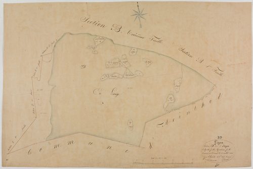 Légna, section D, Agea, feuille 4.géomètre : Deniset