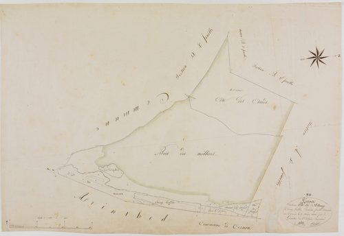 Légna, section B, le Village, feuille 1.géomètre : Deniset
