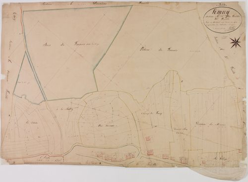 Lemuy, section A, Pont à Moujard, feuille 3.