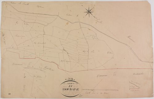 Lemuy, section D, Douraise, feuille 4.