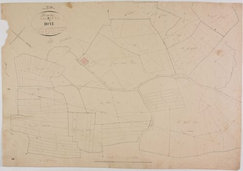 Lemuy, section B, la Doye, feuille 8.