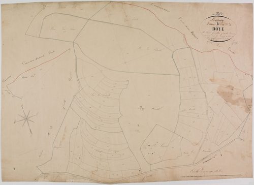 Lemuy, section B, la Doye, feuille 2.