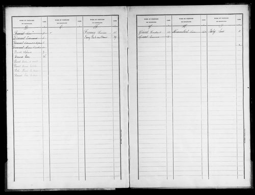 Matrice des propriétés bâties. Commune réunie à celle de Sirod de 1824 à 1842.
