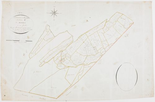 Leschères, section C, Vichaumois, feuille unique.géomètre : Morel