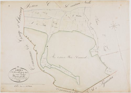 Loisia, section C, le Village, feuille 1.géomètre : Bénier