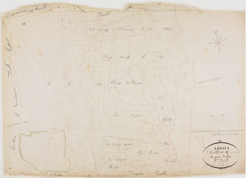 Loisia, section D, la Doye, feuille 2.géomètre : Bénier