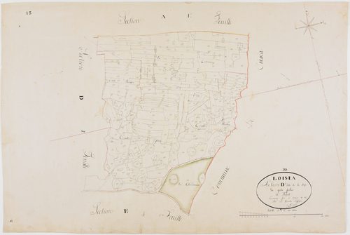 Loisia, section D, la Doye, feuille 4.géomètre : [?]
