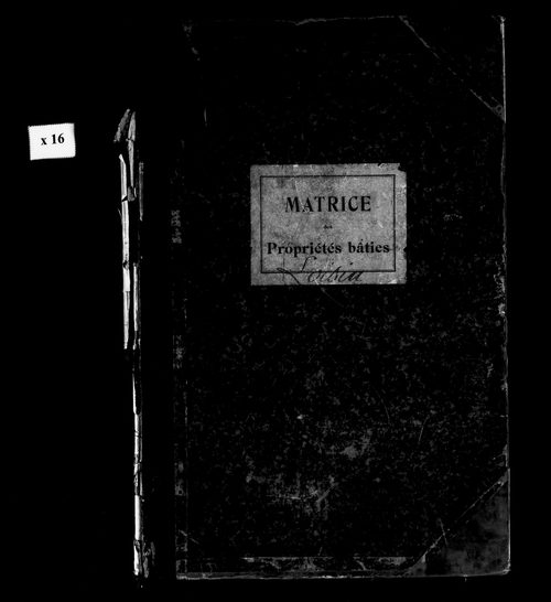 Matrice des propriétés bâties.
