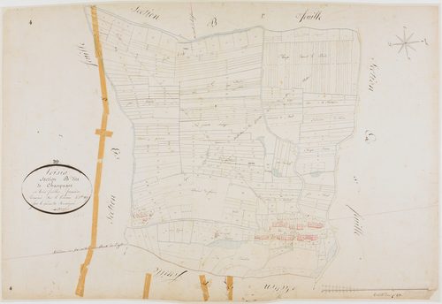 Loisia, section B, Champagne, feuille 1.géomètre : Bouvard