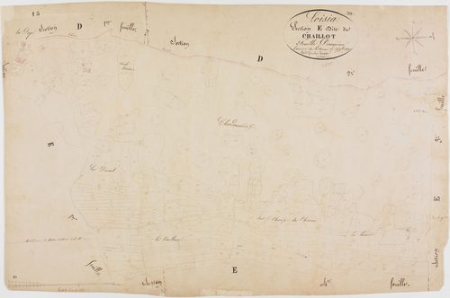 Loisia, section E, Chaillot, feuille 2.géomètre : [?]