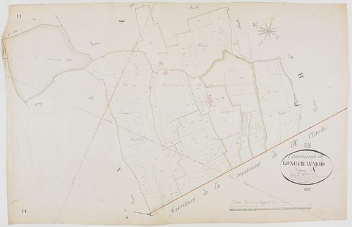 Longchaumois, section A, Longchaumois, feuille 11.géomètre : Félix cadet