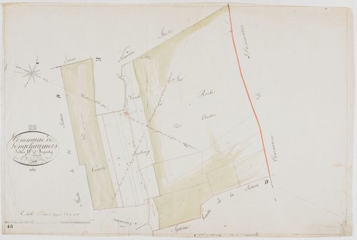 Longchaumois, section D, Repenty, feuille 8.géomètre : Godefin